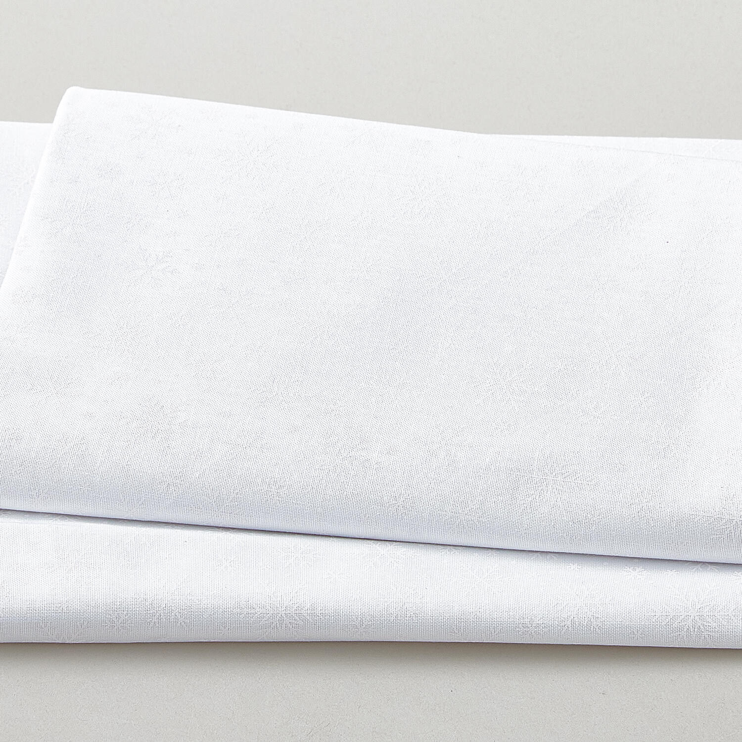 Morning Mist IX Favorites - Snowflakes White on White 3 Yard Cut