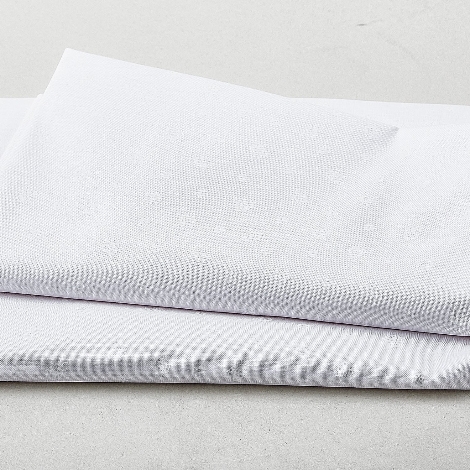 Morning Mist VIII - Lady Bugs White on White 2 Yard Cut