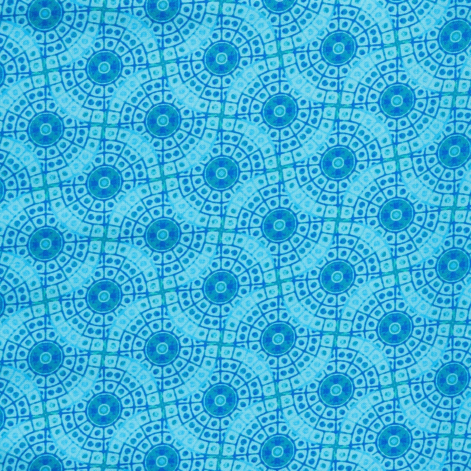 Mosaic - Chandelier Small Aqua 2 Yard Cut - Image 2
