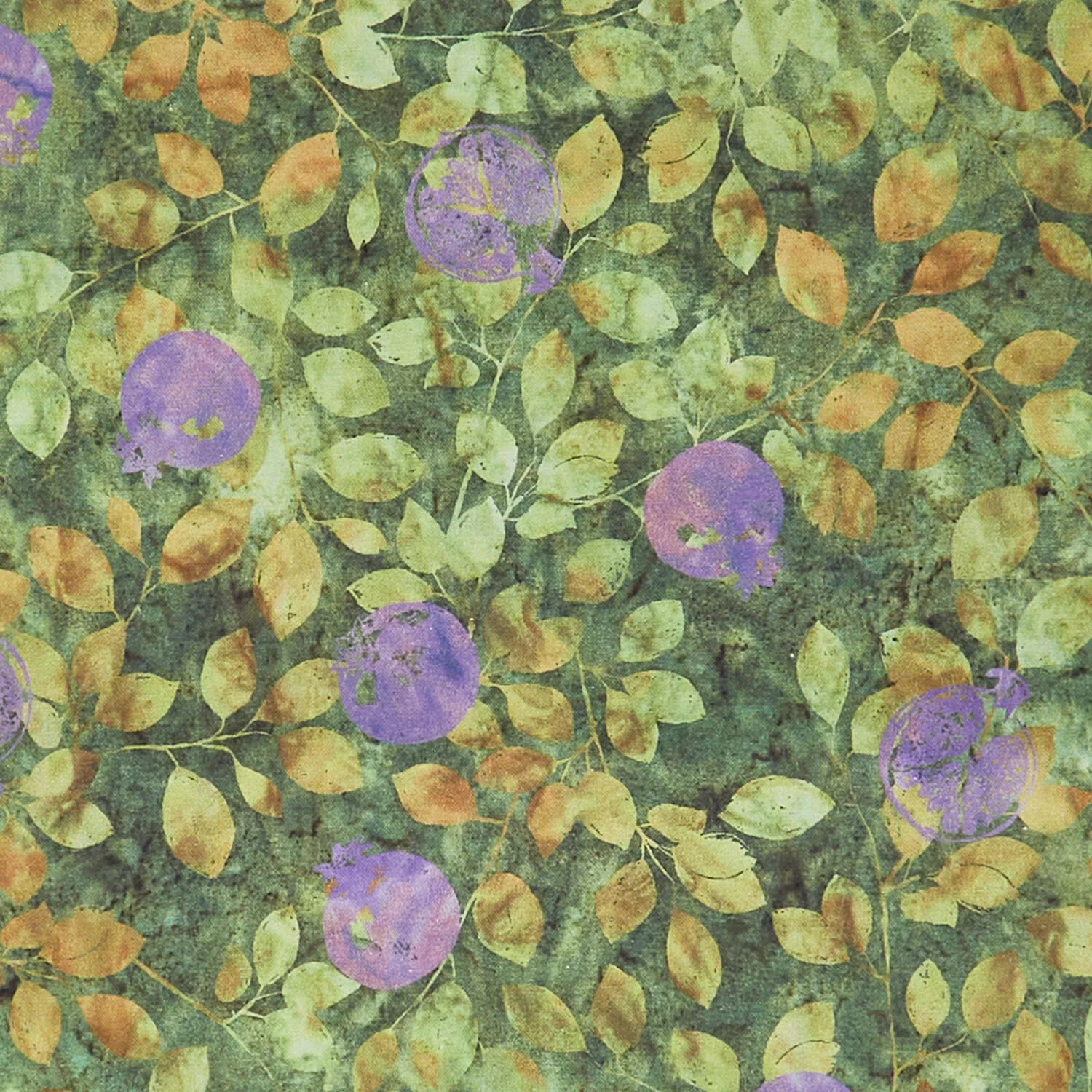Moss & Mulberry Favorites - Moss Pomegranate 2 Yard Cut - Image 2