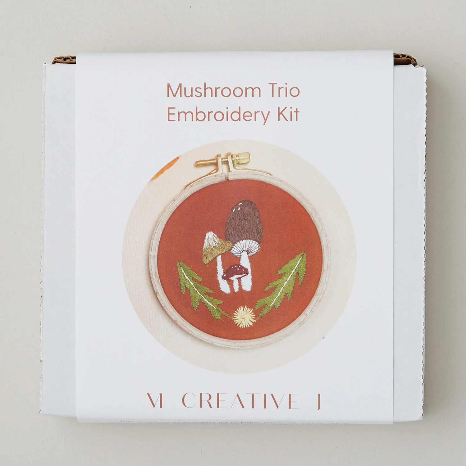 Mushroom Trio Embroidery Kit - Image 3