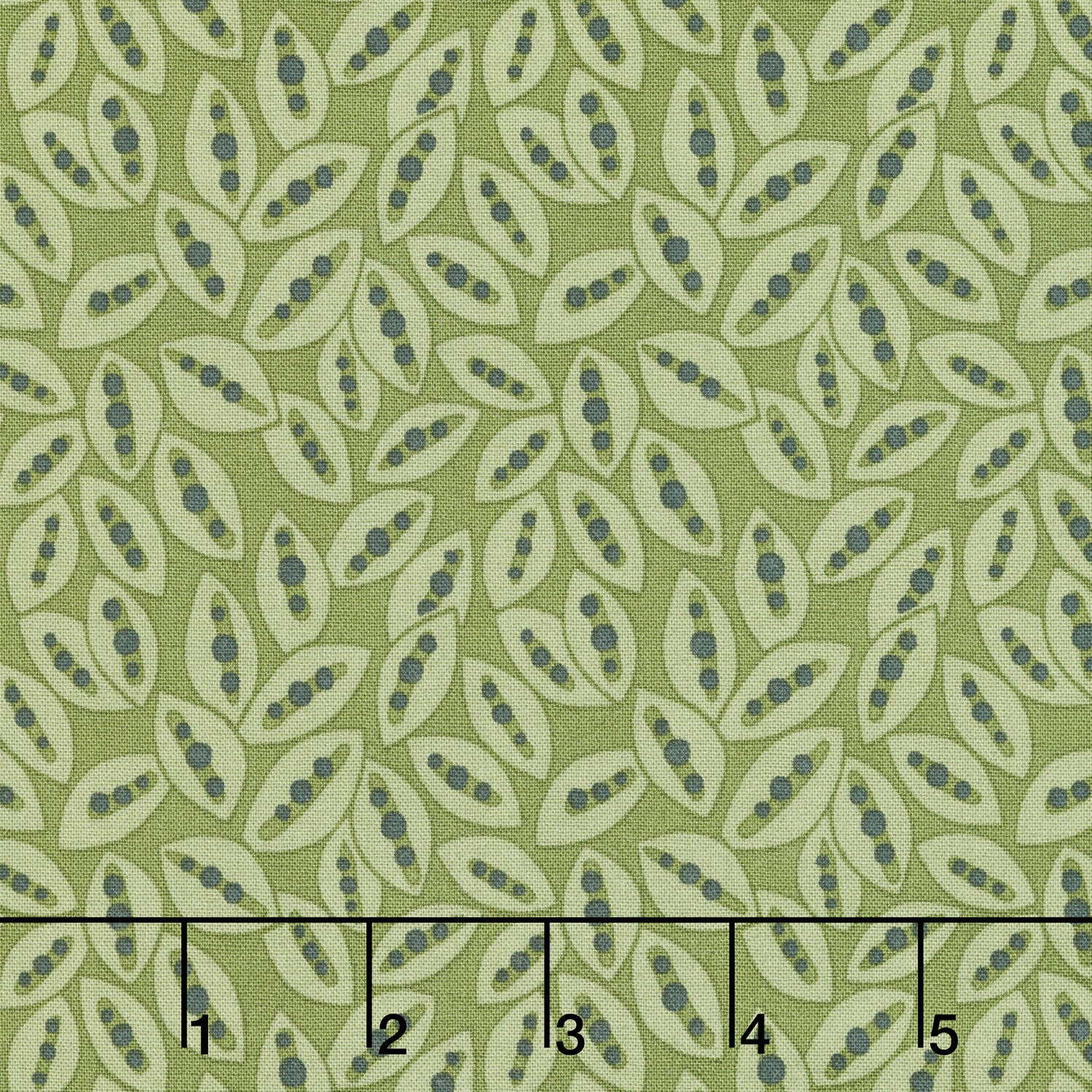 Mystic Meadow - Seed Pods Green Yardage