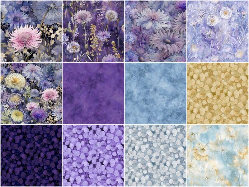 Mystic Meadow Digitally Printed Fat Quarter Bundle - Image 3