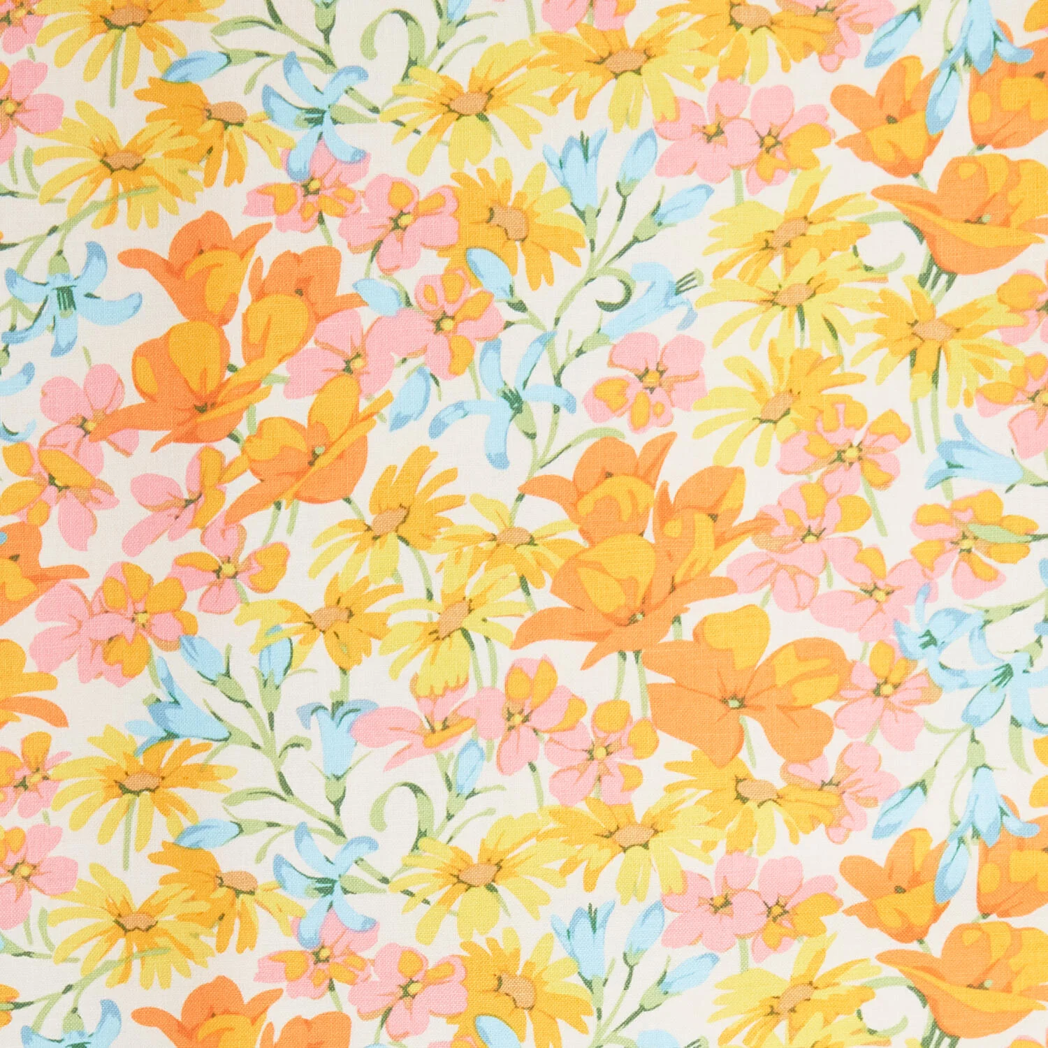 Nation of Flowers - Pacific Coast Golden 2 Yard Cut - Image 2