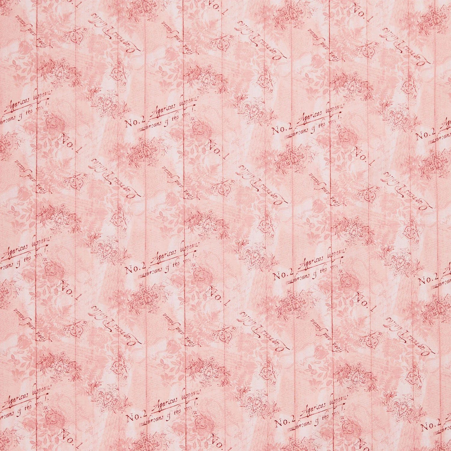 Nature's Serenade - Ephemera Pink Yardage