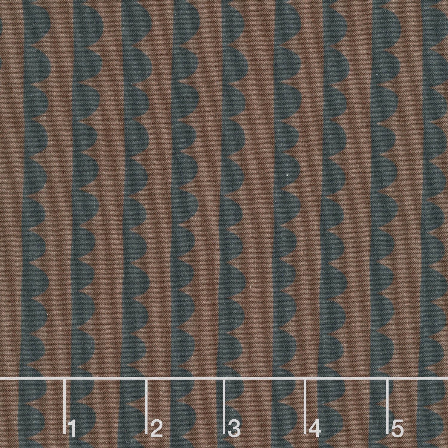 Night Rainbow - Scallop Umber Yardage