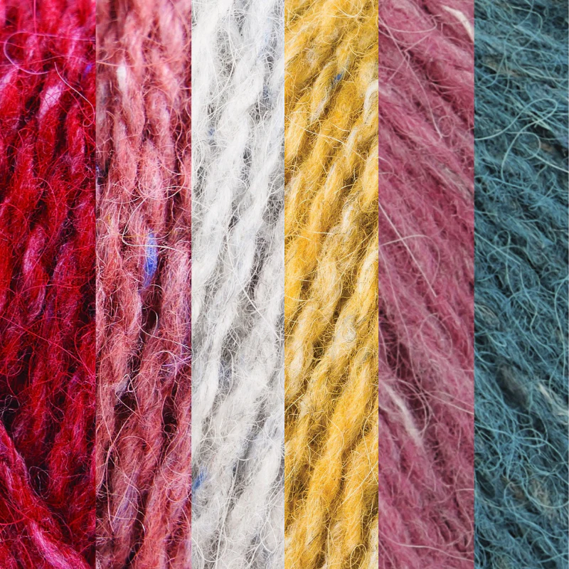Norwegian Flower Mittens Knit Kit - Image 5