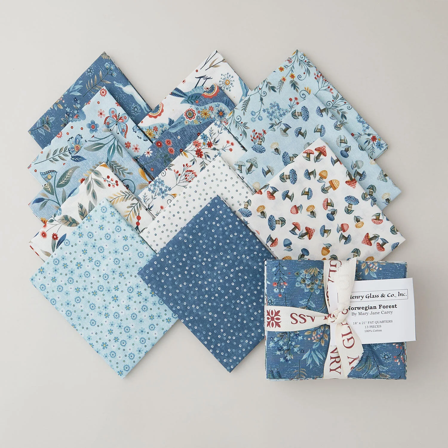 Norwegian Forest Fat Quarter Bundle