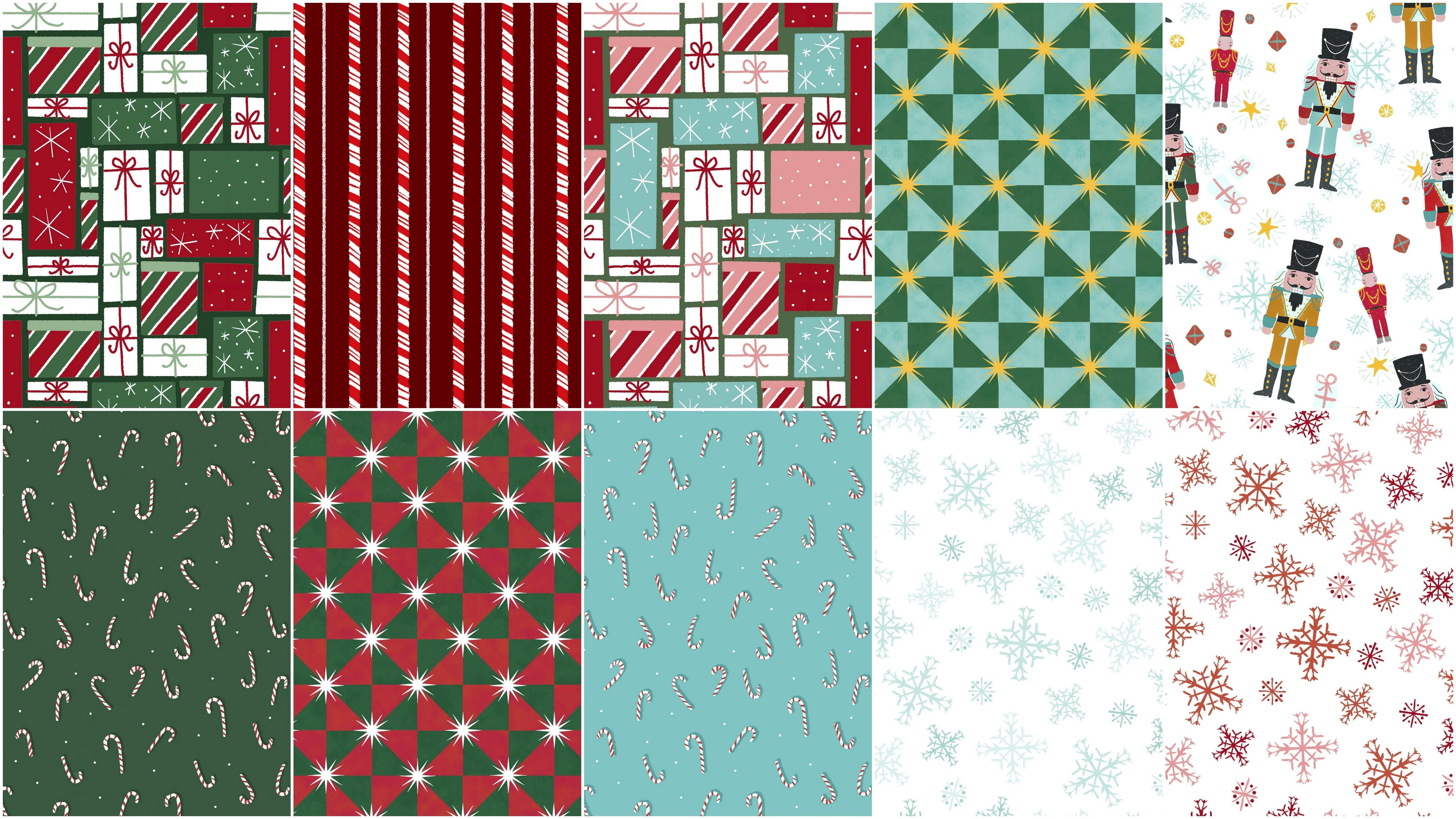 Nutcracker Whimsy Fat Quarter Bundle - Image 3