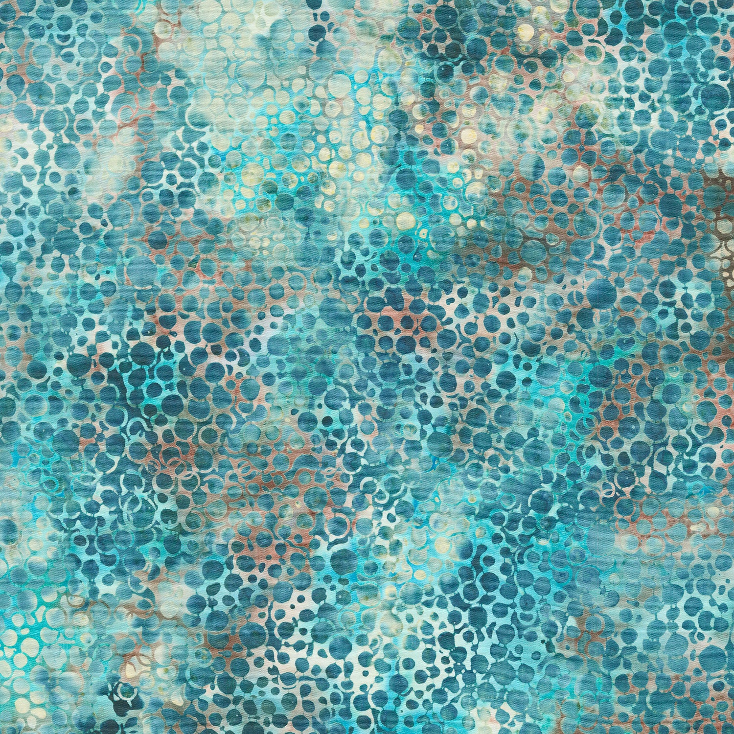 Oasis Batiks - Pebbles Blue Yardage