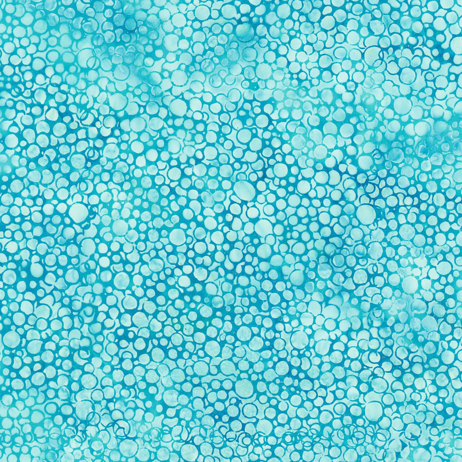 Oasis Batiks - Pebbles Teal Surf Yardage