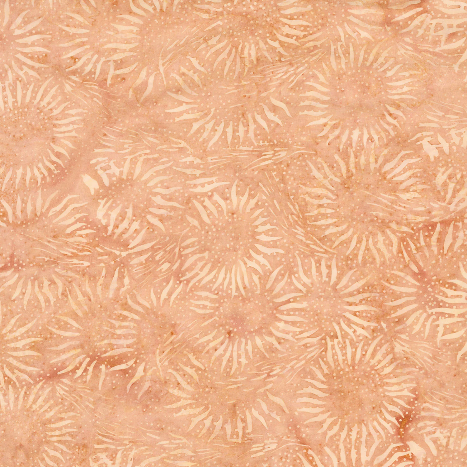 Oasis Batiks - Sunflower Brown Ecru Yardage