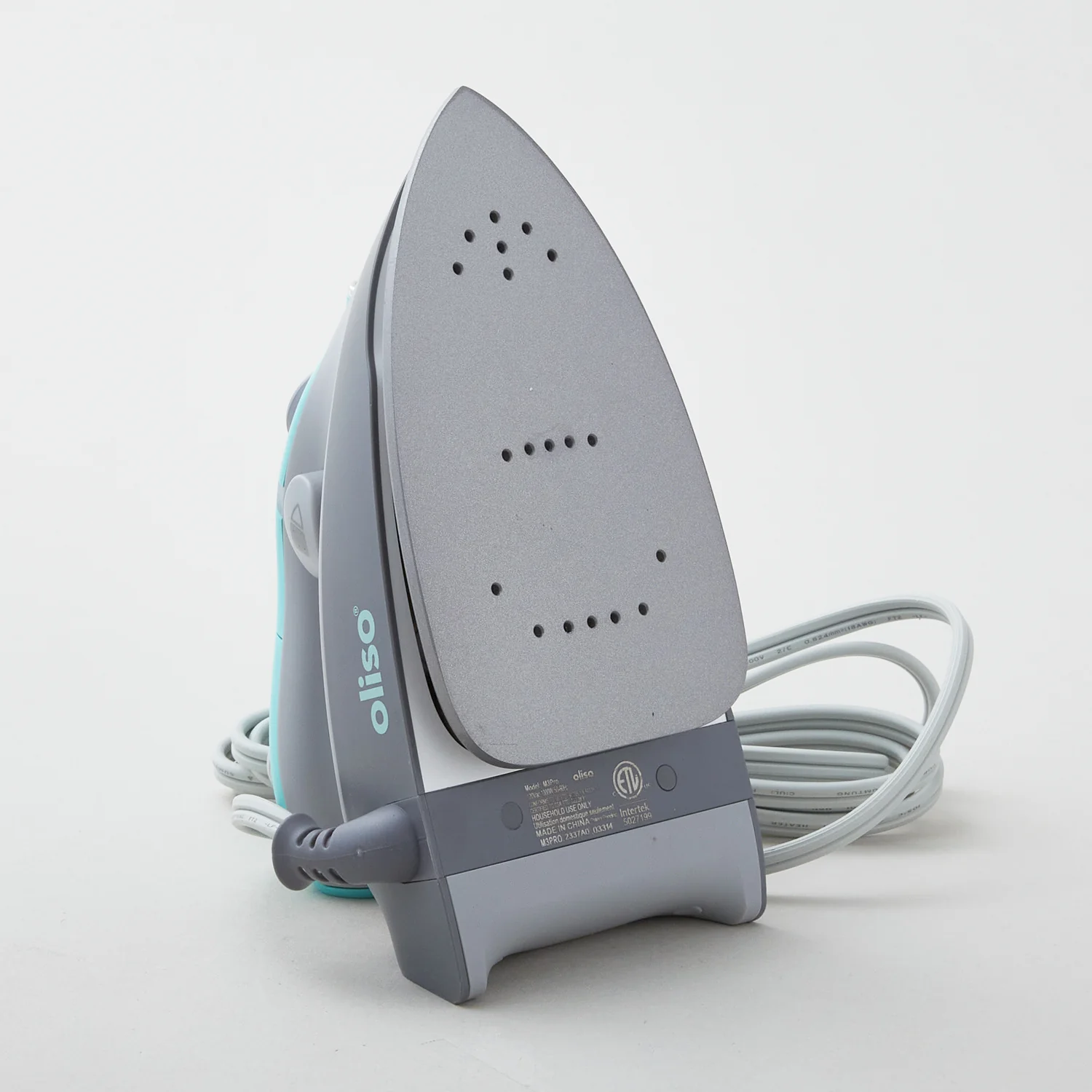 Oliso® M3PRO Mini Project Iron with Trivet - Aqua - Image 3