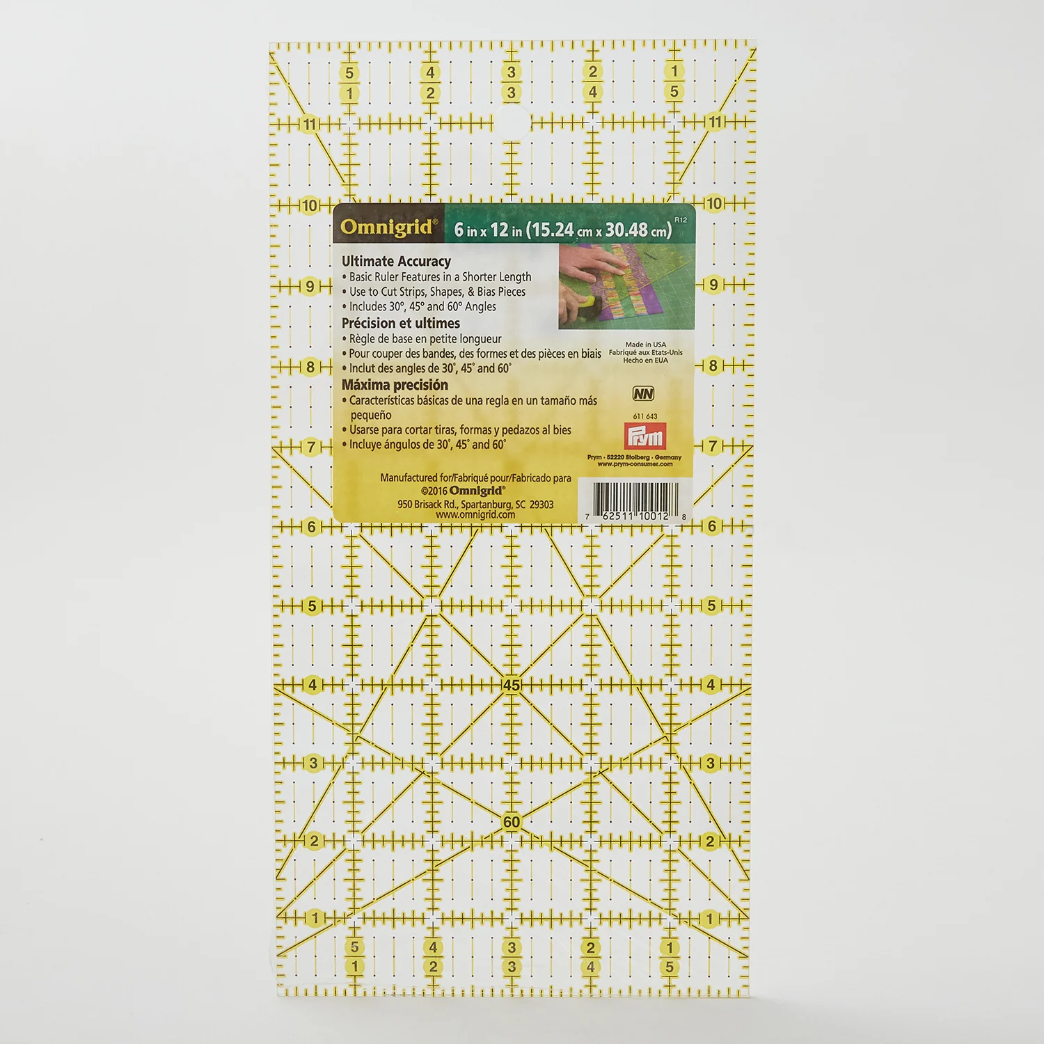 Omnigrid Ruler 6" x 12" - Image 2