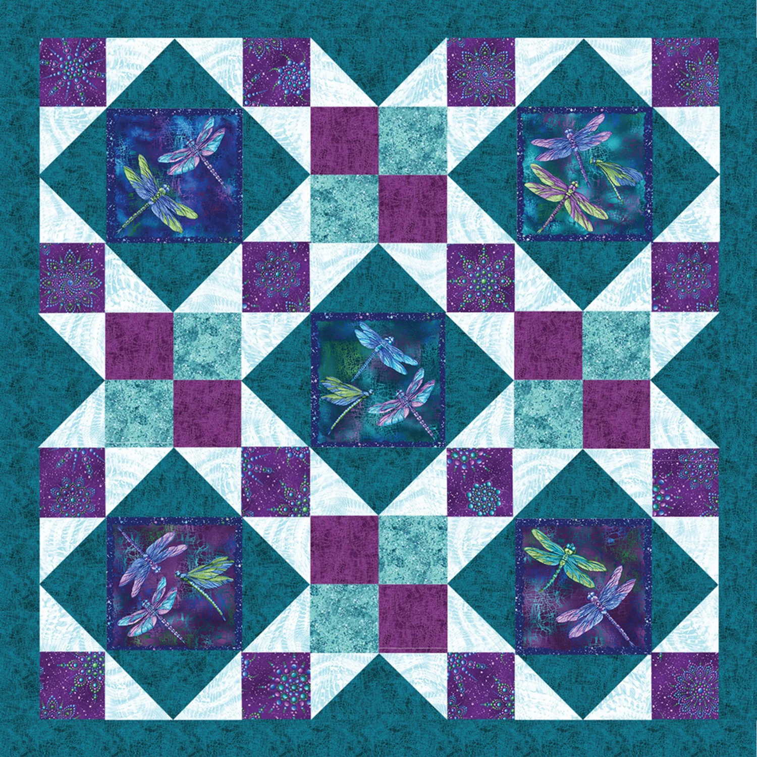 On Dragonfly Wings Afternoon Delight Quilt Kit