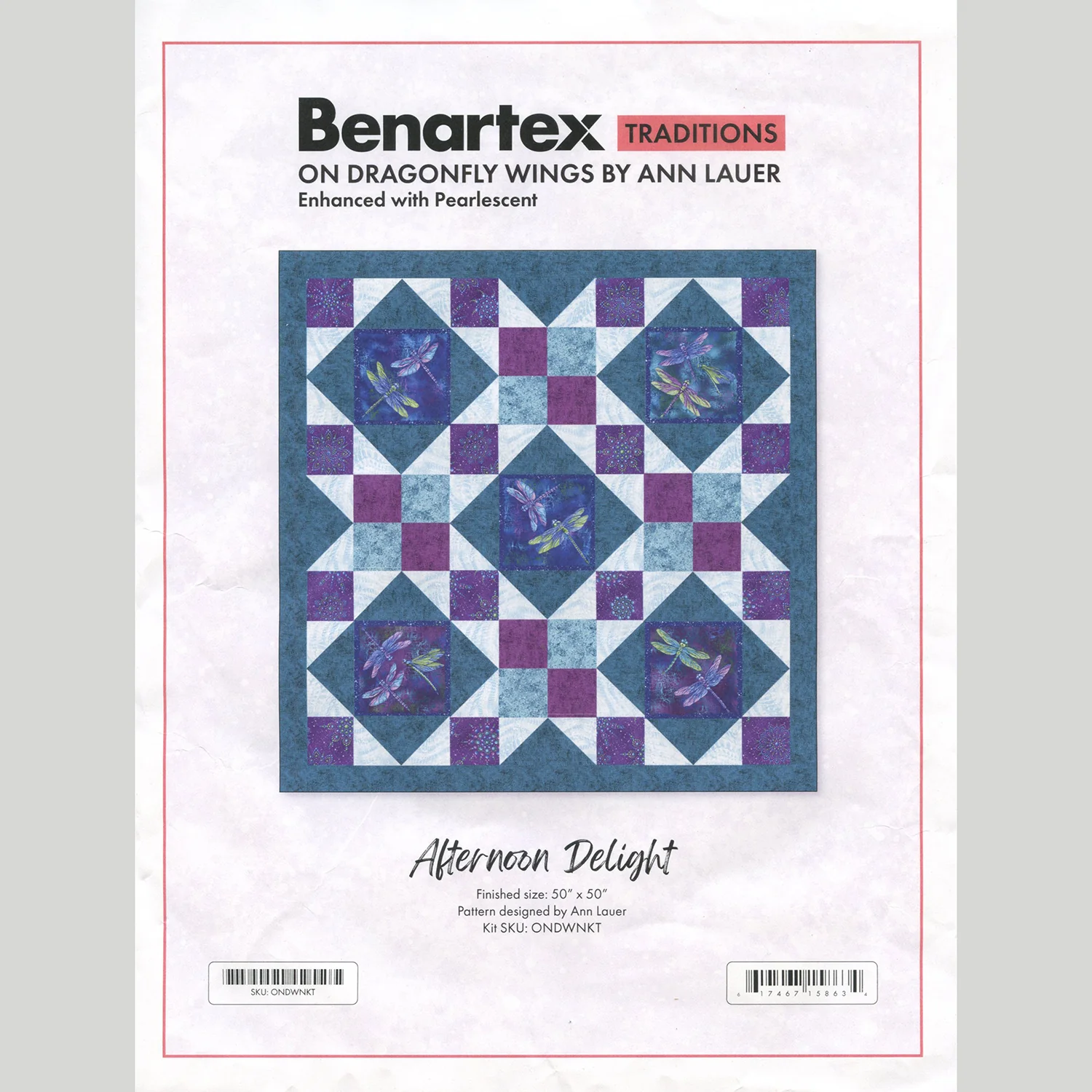 On Dragonfly Wings Afternoon Delight Quilt Kit - Image 3