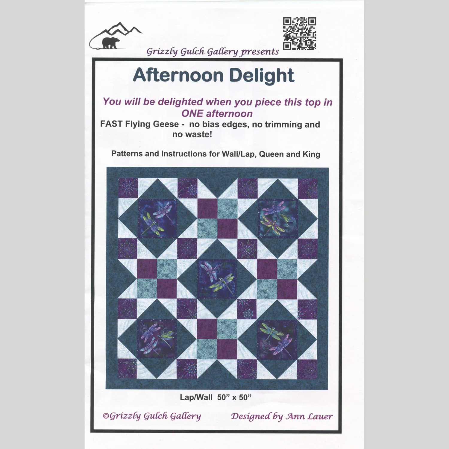 On Dragonfly Wings Afternoon Delight Quilt Kit - Image 4