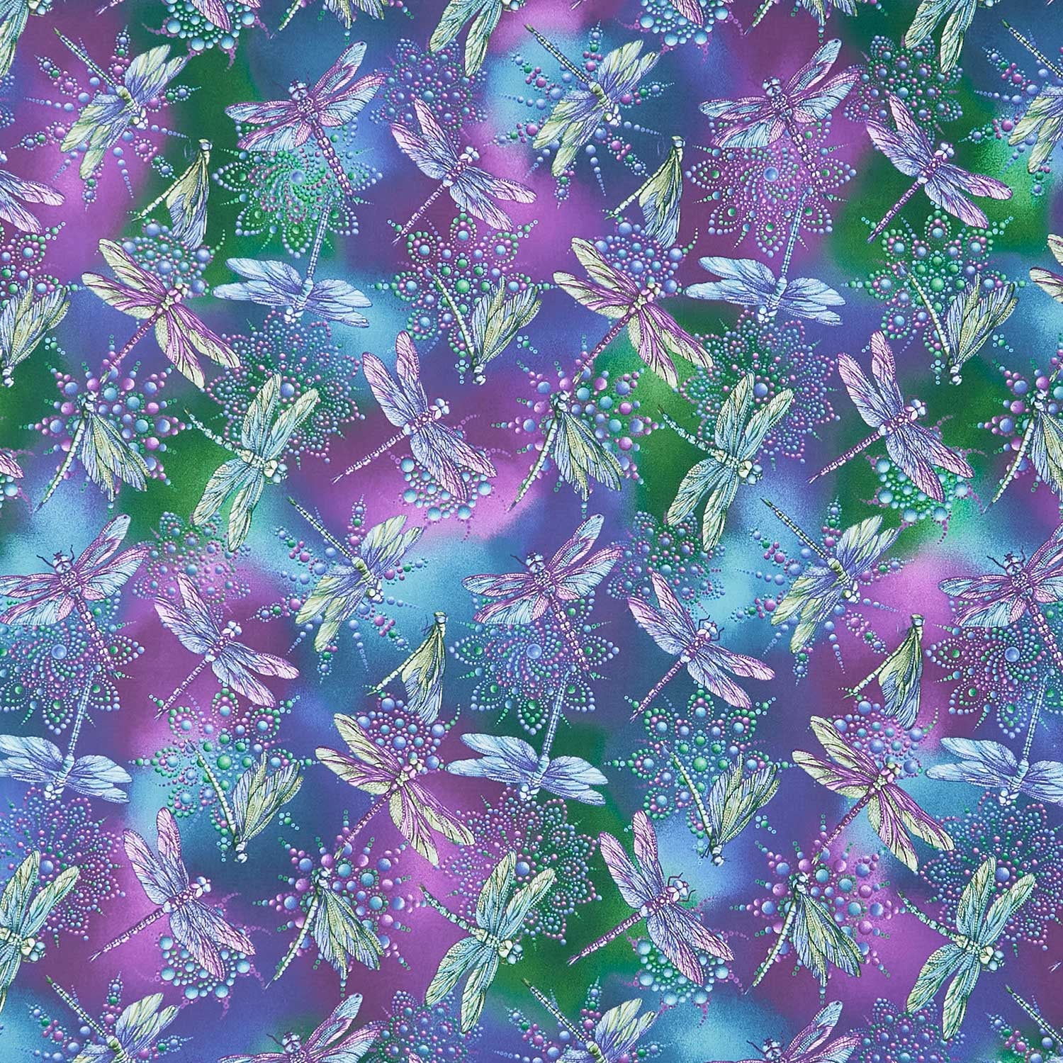 On Dragonfly Wings - Small Dragonfly Multi Yardage