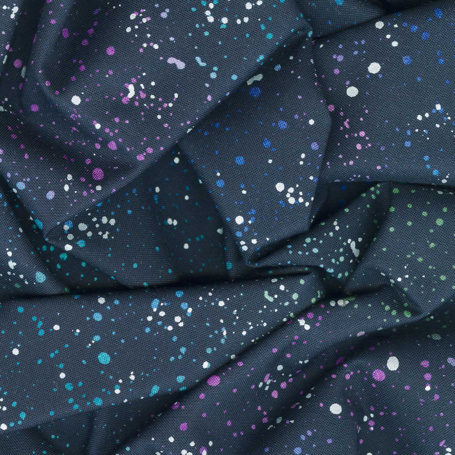 On Dragonfly Wings - Spatter Multi Blue Pearlized Yardage - Image 2