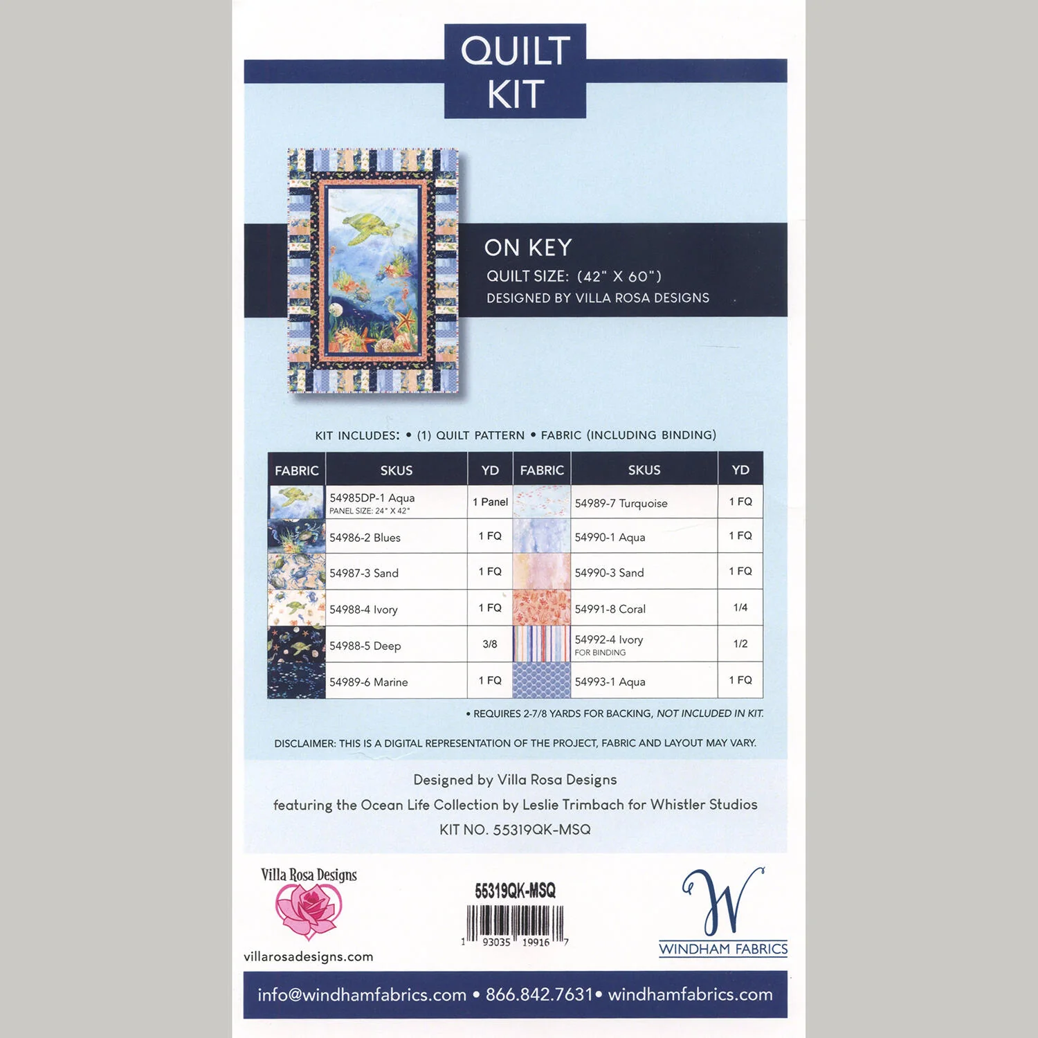On Key Quilt Kit - Image 4