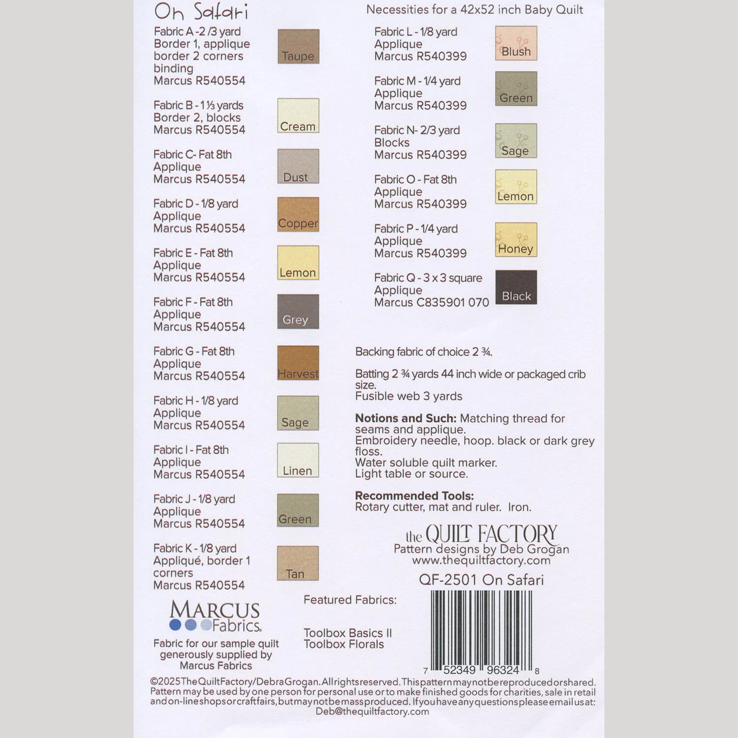 On Safari Quilt Pattern - Image 2