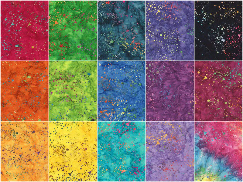 Paint Splatter Batiks 2.0 2 1/2" Strips - Image 3