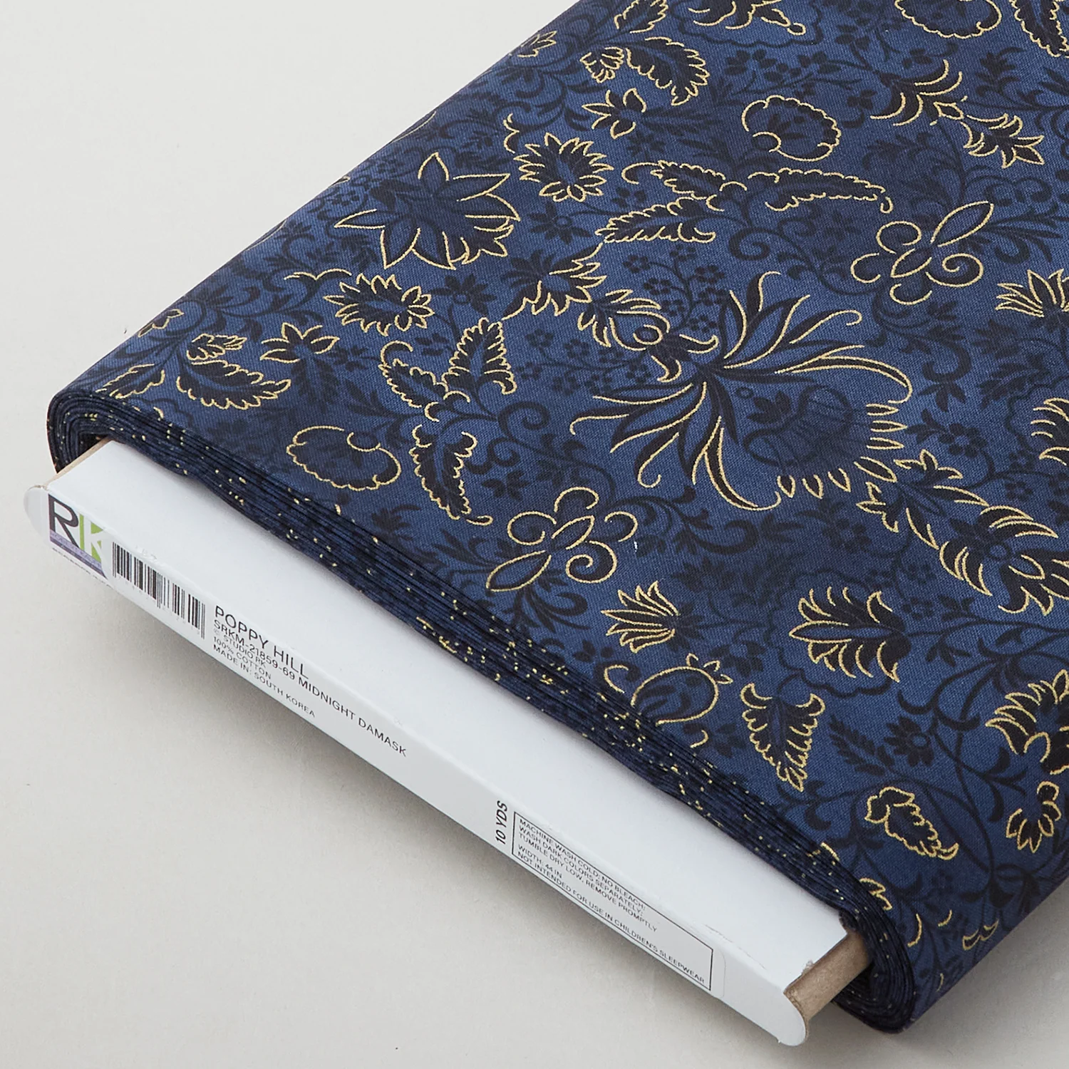 Paintbox - Midnight Damask 10 Yard Bolt