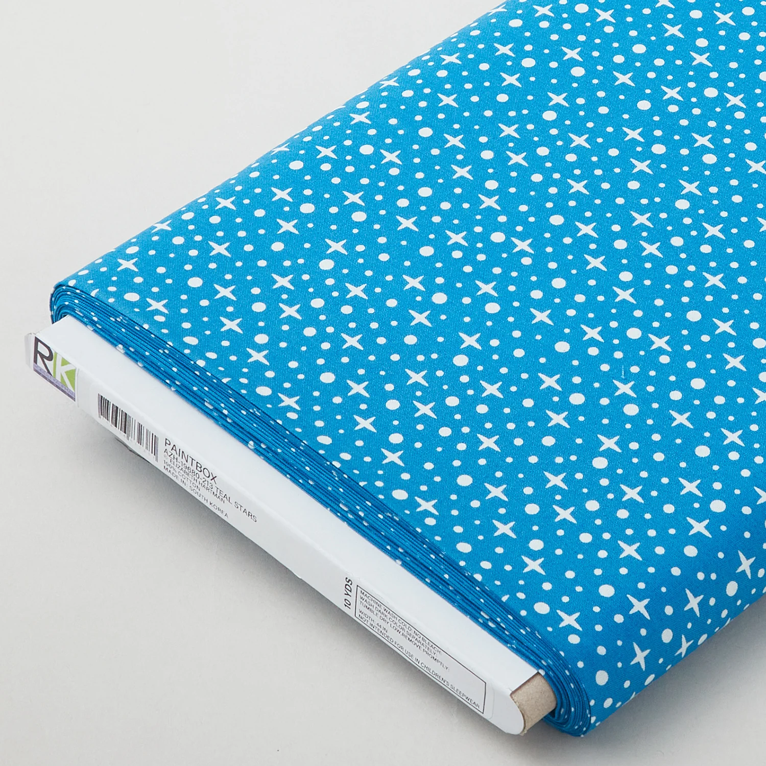 Paintbox - Teal Stars 10 Yard Bolt