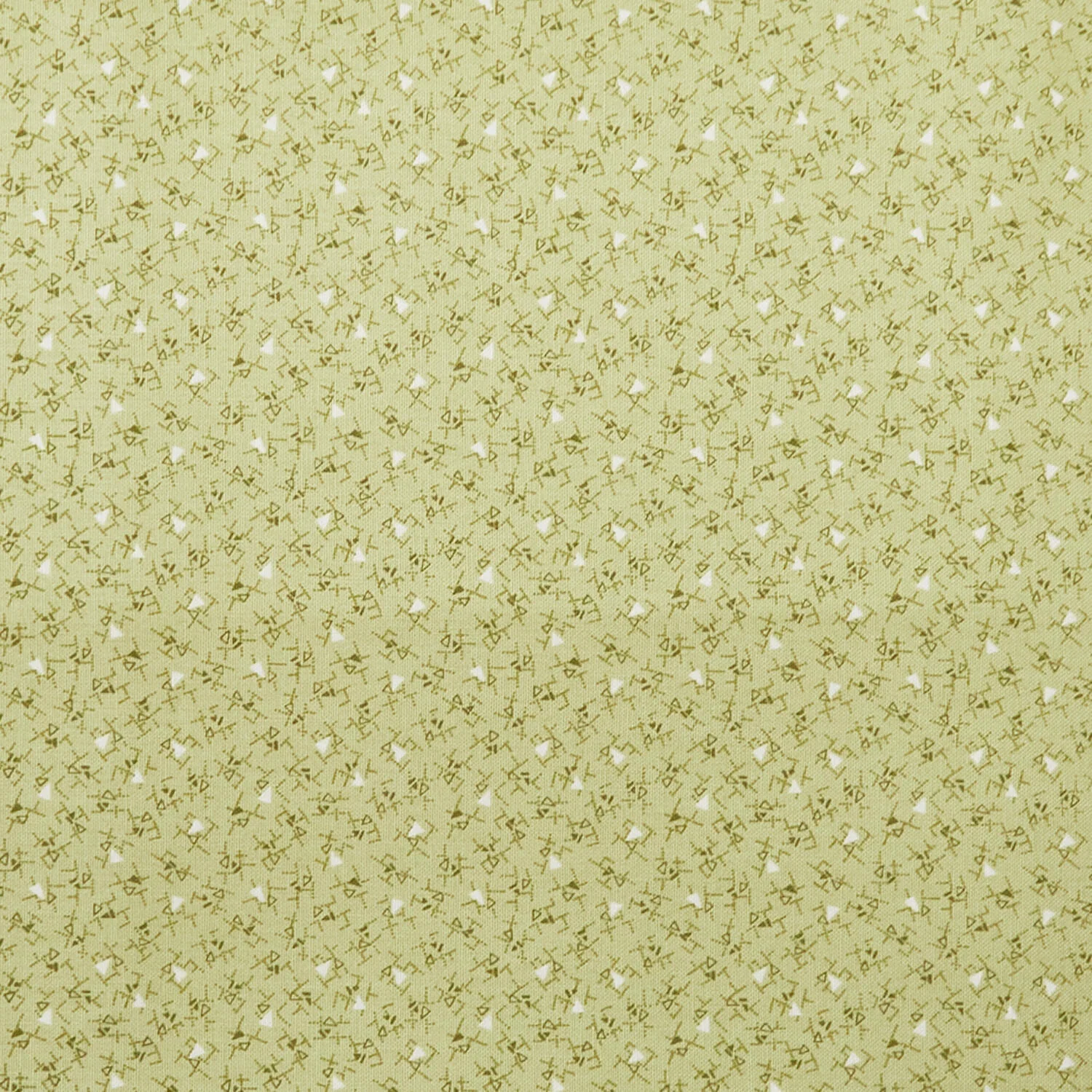 Pansy For Your Thoughts - Angles Green 2 Yard Cut - Image 2