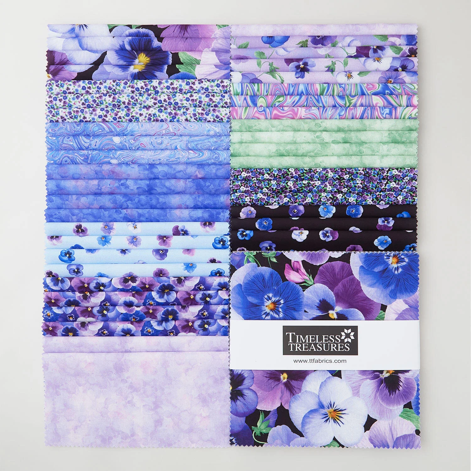 Pansy Perfection 10" Squares