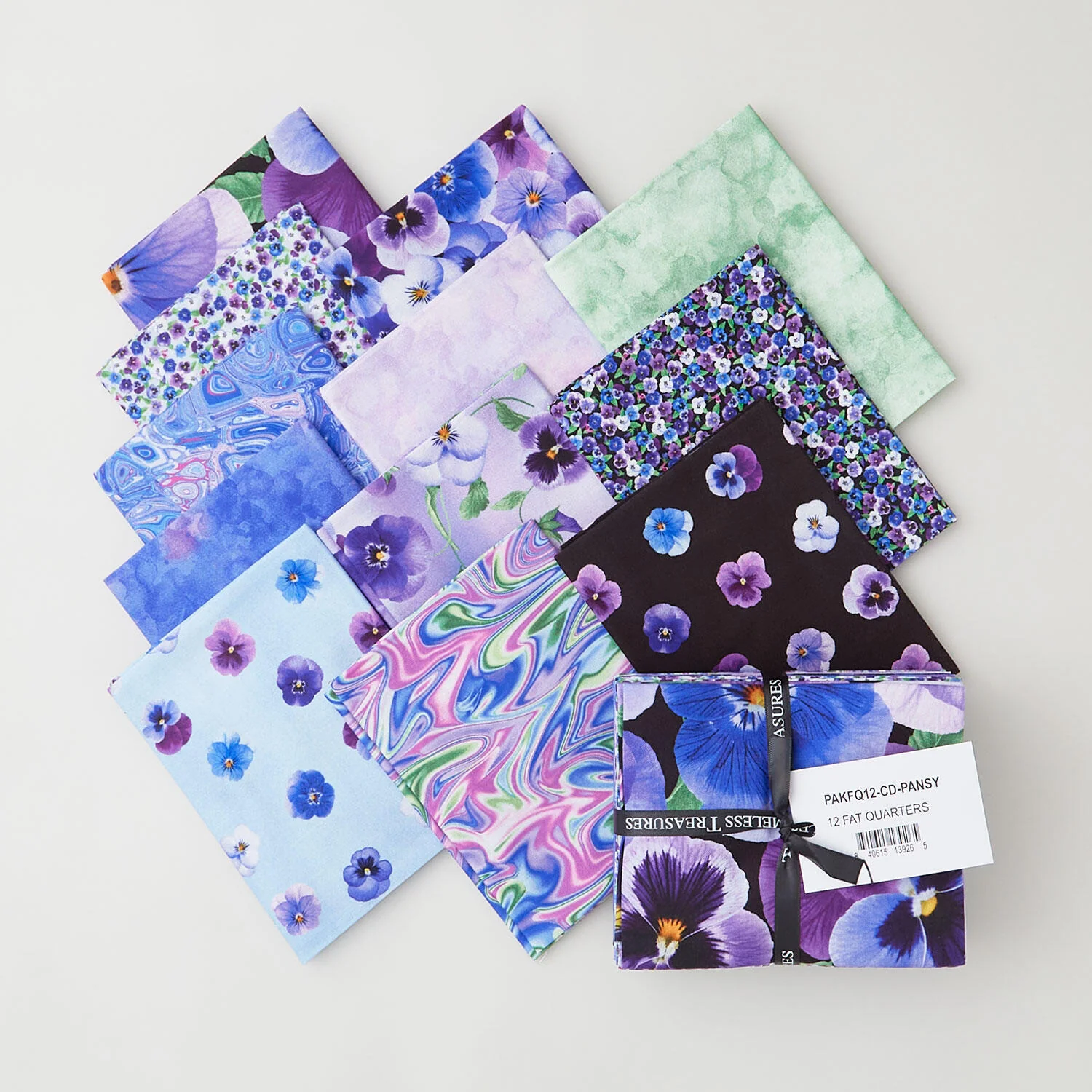 Pansy Perfection Fat Quarter Bundle