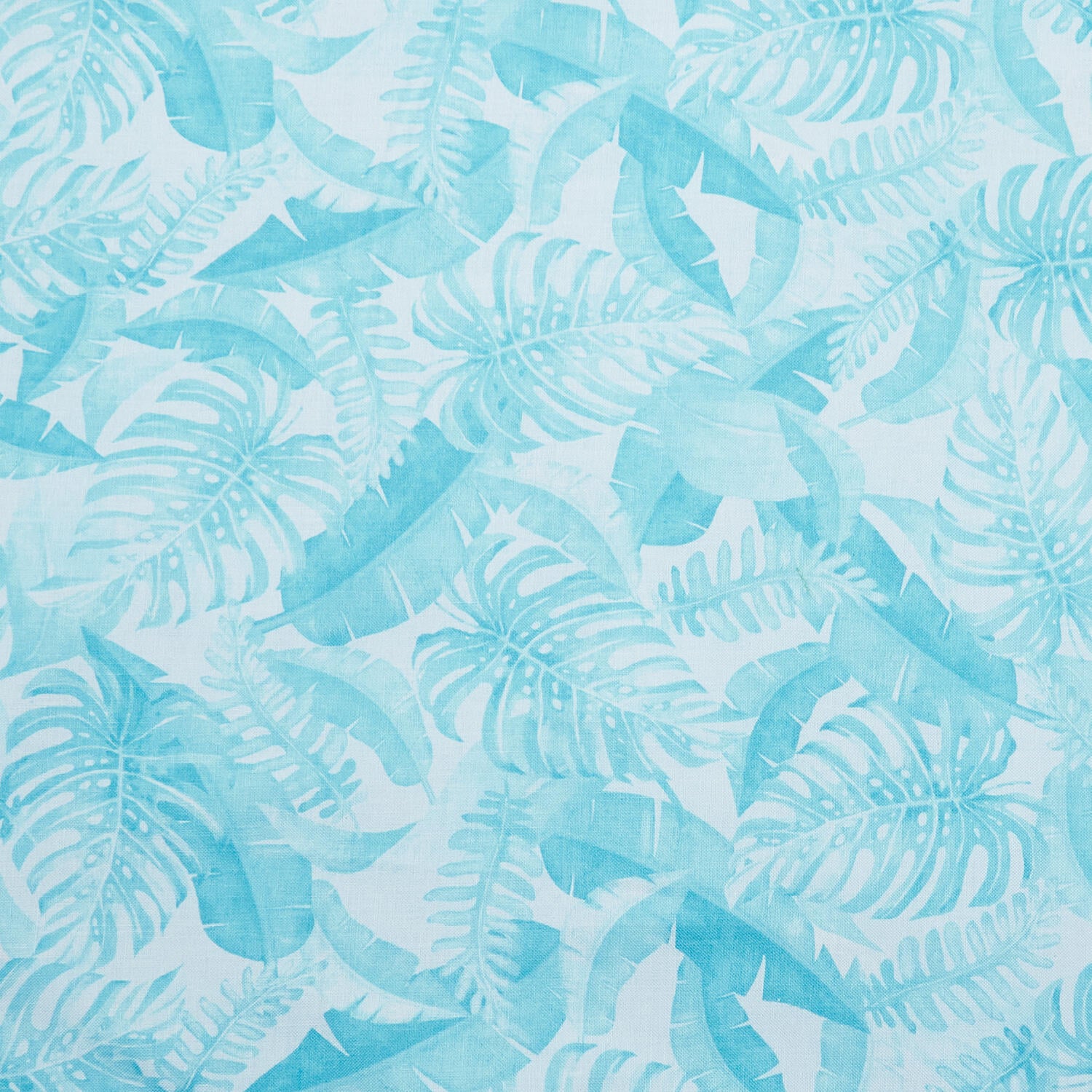 Paradise 108" Wide - Leaves of Paradise Light Blue 3 Yard Cut - Image 2