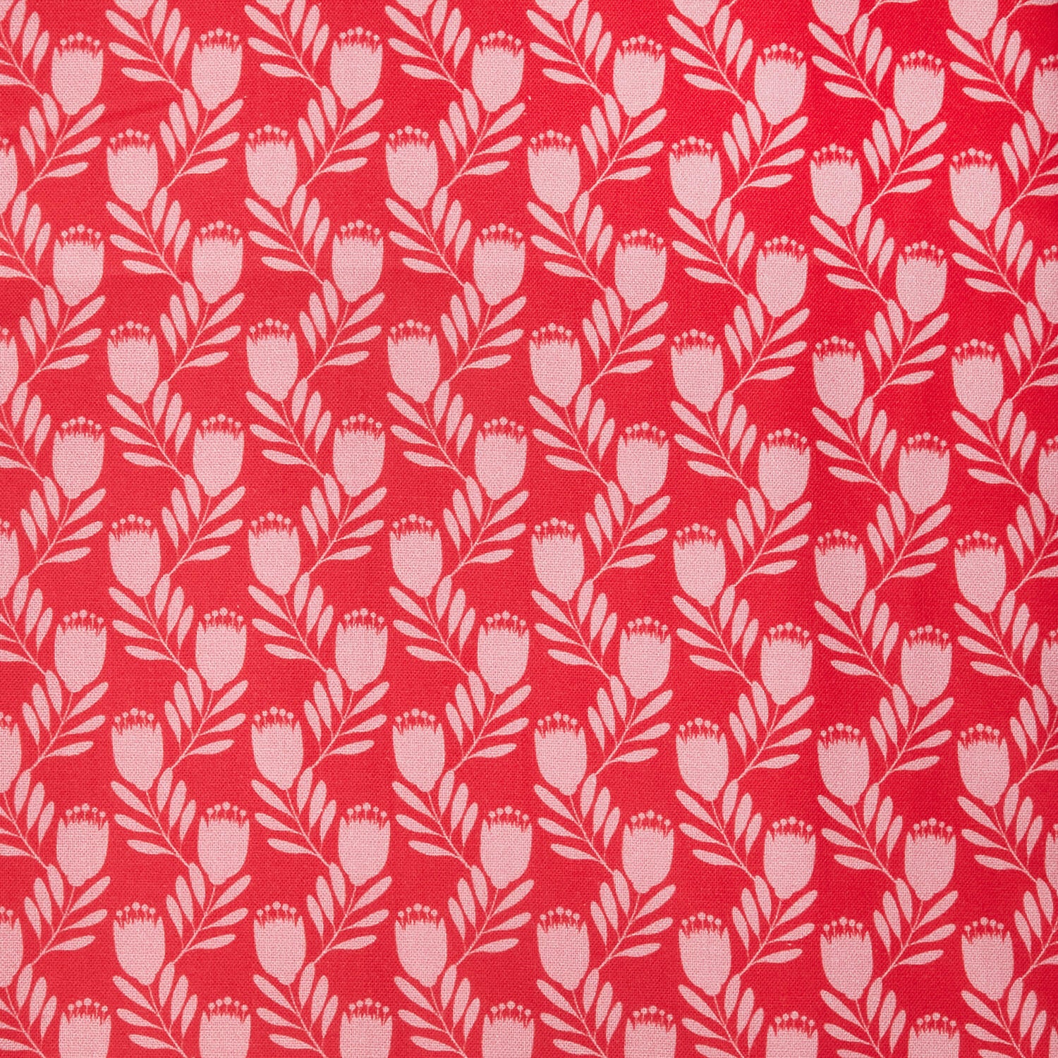 Paradise Bloom - Flourishing Flora Ruby Digitally Printed 2 Yard Cut - Image 2