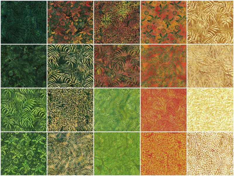 Paradise Palms Batiks Favorites Strips - Image 3