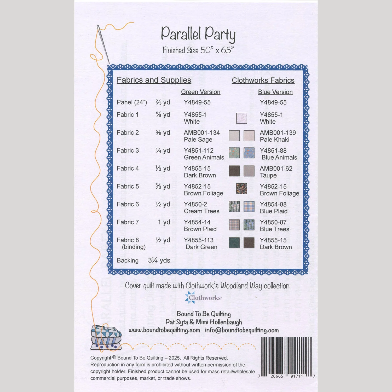 Parallel Party Quilt Pattern - Image 2