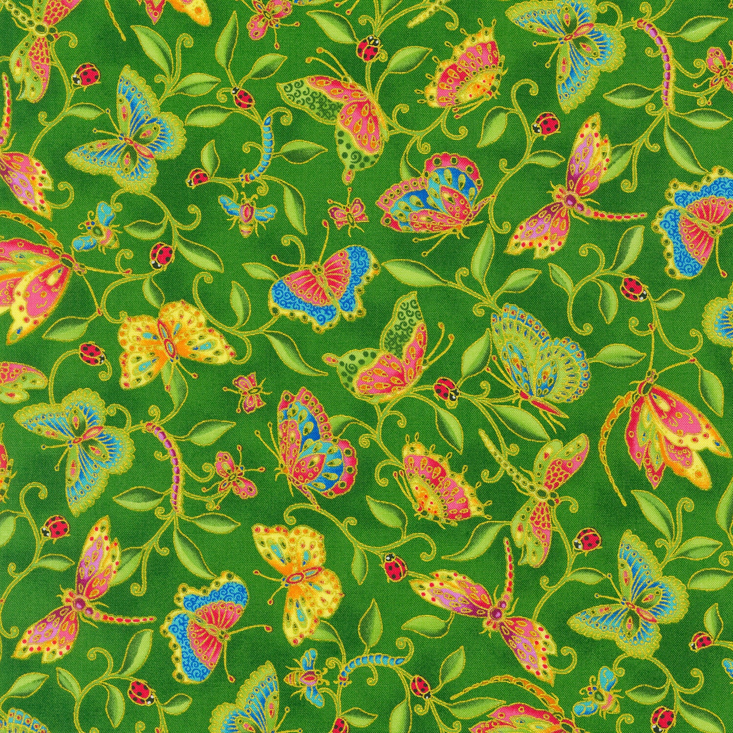 Parvaneh's Butterflies - Grass Yardage
