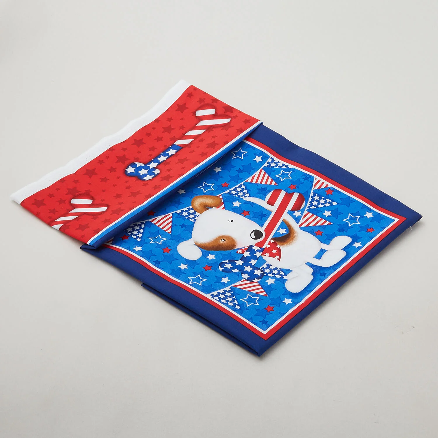 Patriotic Pooch - Block Navy Fabric Panel - Image 3