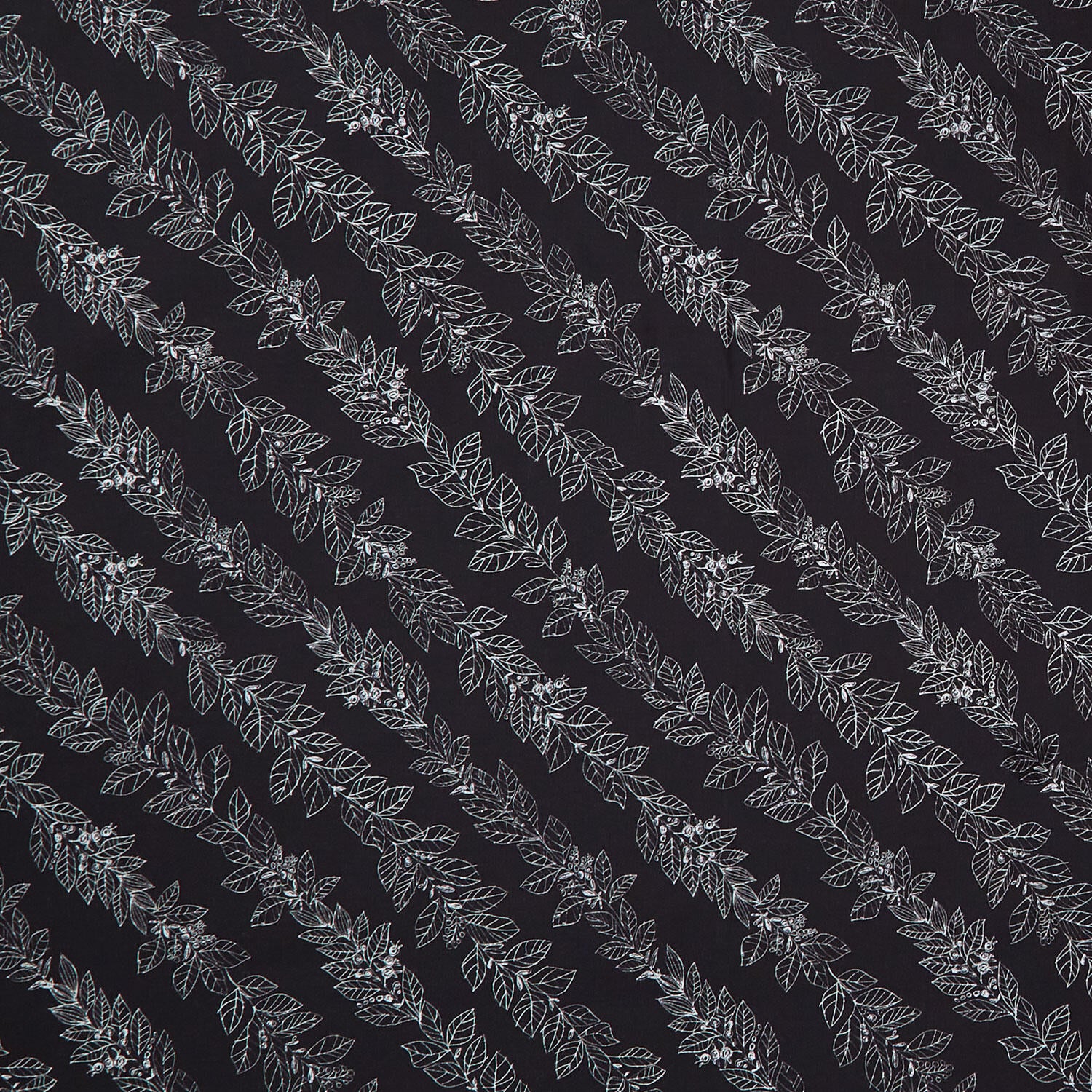 Pen and Petal - Trailing Thoughts Black Yardage