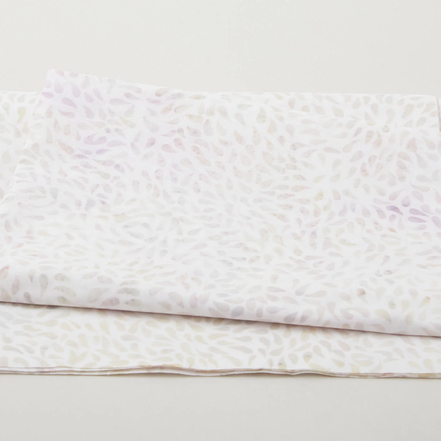 Petal Blender White Batik - 1 Yard Cut