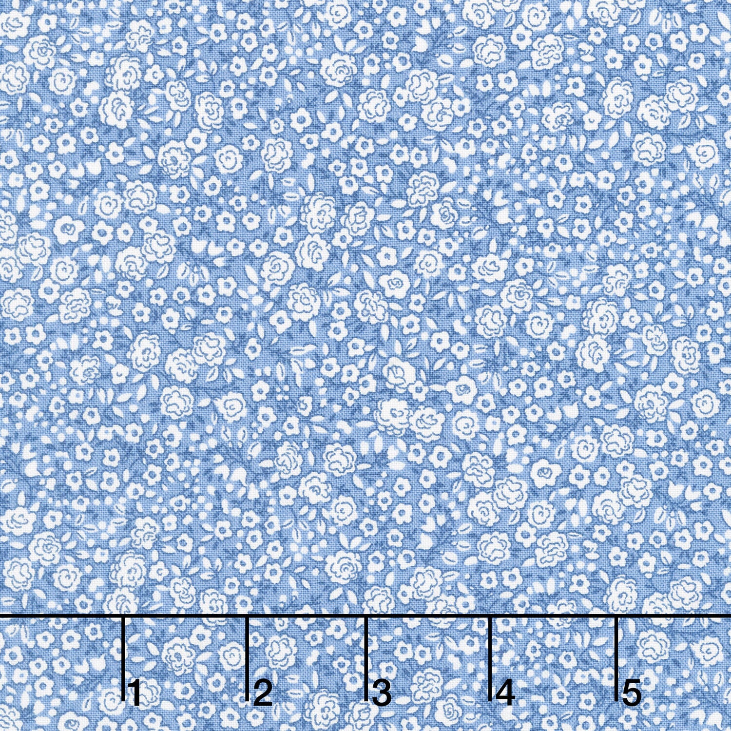 Petite Fleur - Blossom Blue Yardage