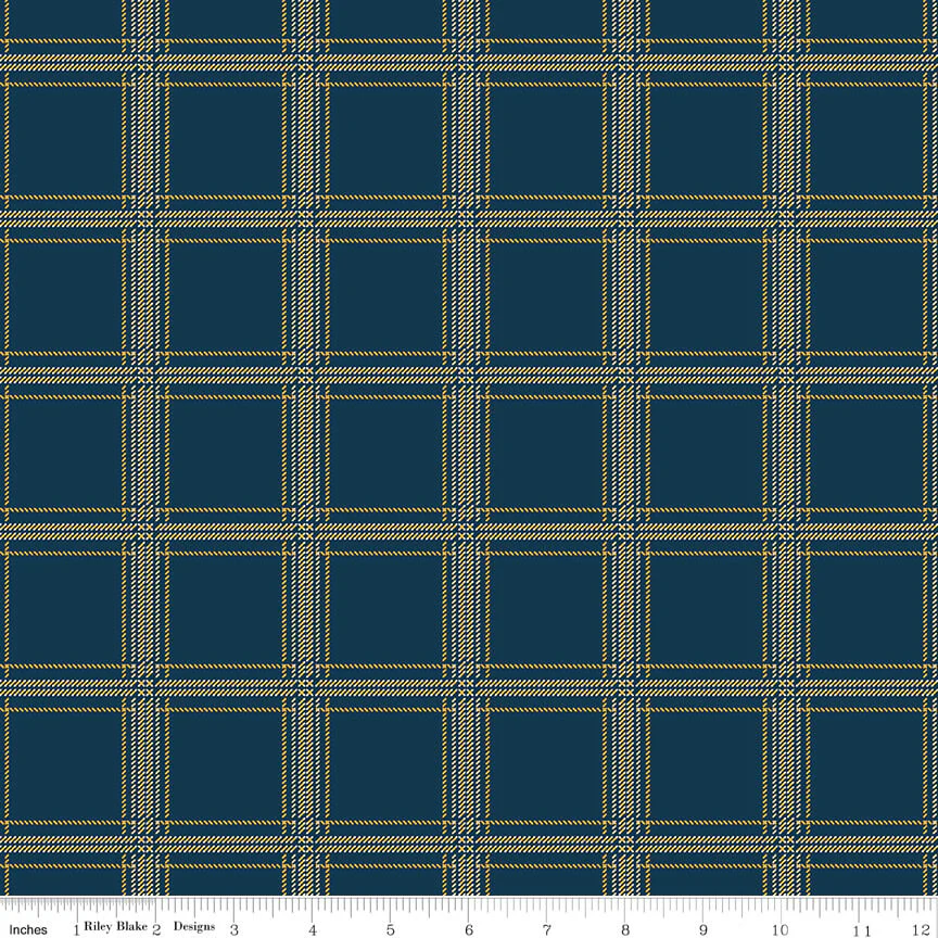Plaid-Venture Club - Hunter - Navy