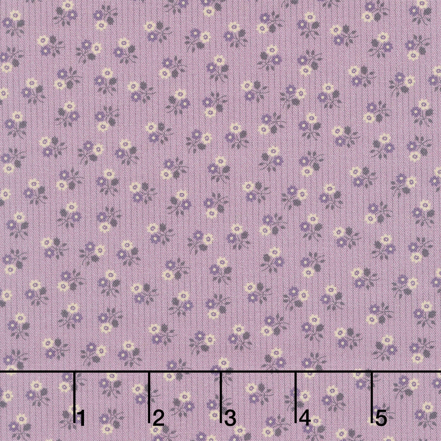 Plumberry Farm - Stripes & Flowers Plum Yardage