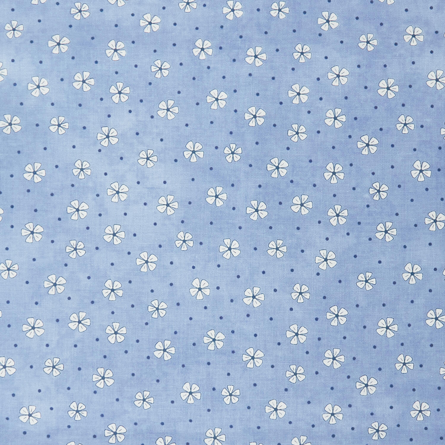 Pocket Full Of Posies - Posies Tossed Blue 2 Yard Cut - Image 2