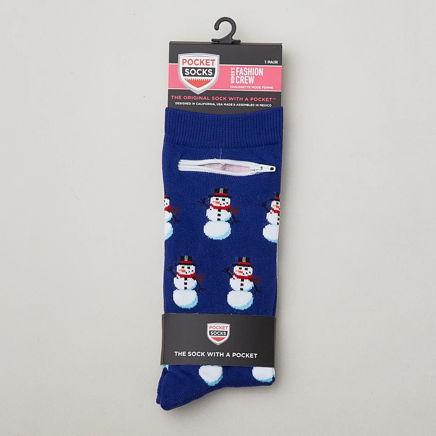 Pocket Socks Snowman - Womens - Image 3