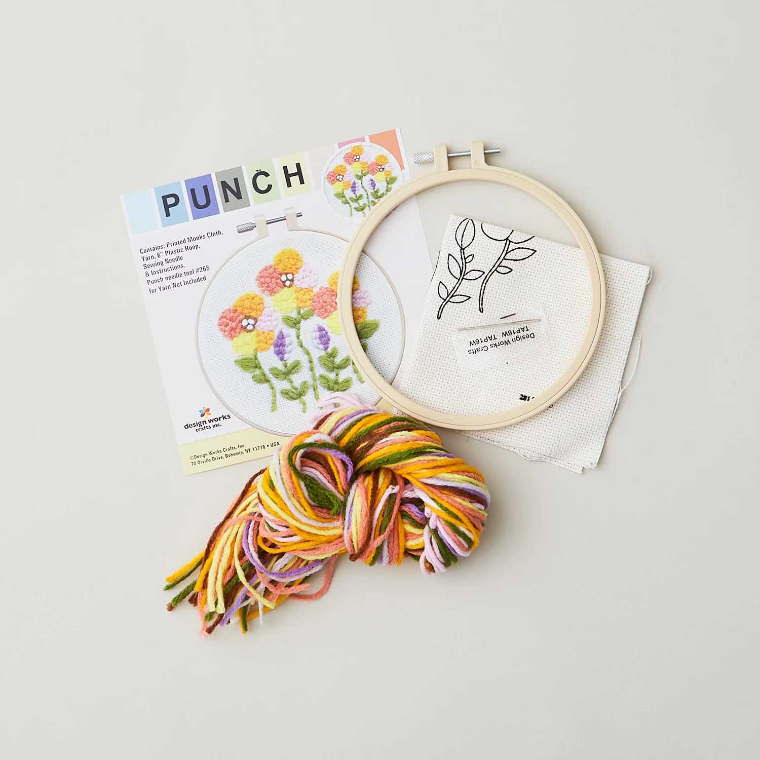 Poppies Punch Needle Embroidery Kit - Image 2