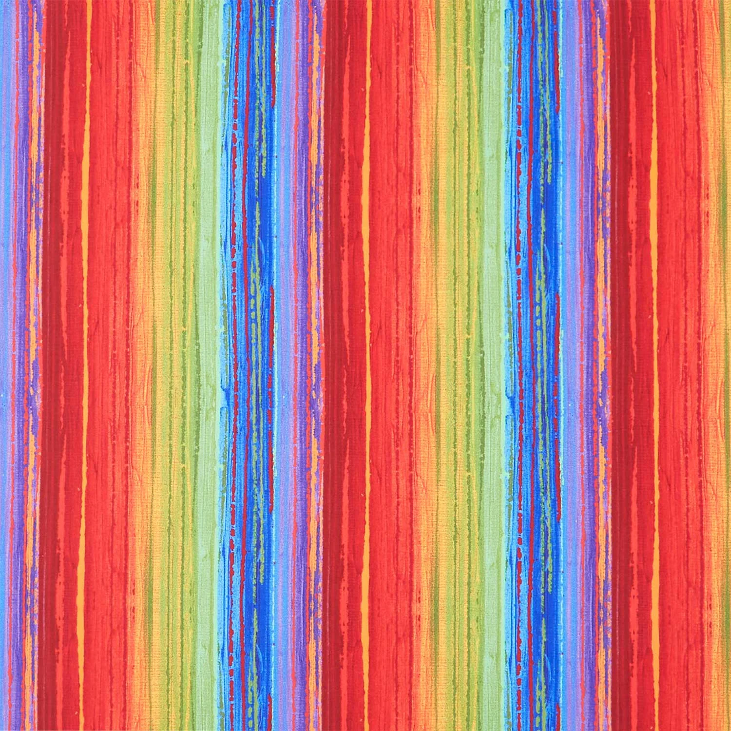 Poppy Dreams - Poppy Stripes Multi Yardage