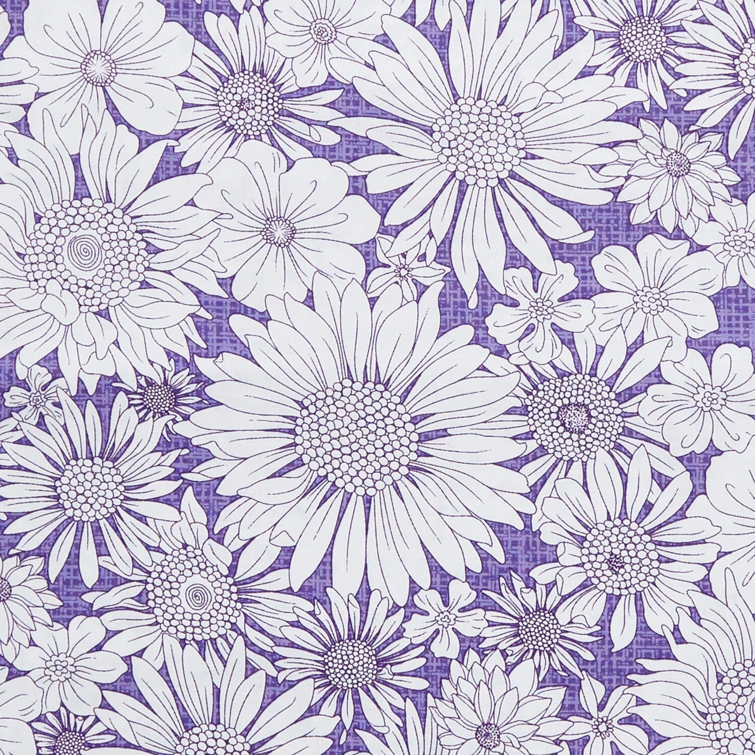 Porch Swing - Upsy Daisy Purple 2 Yard Cut - Image 2