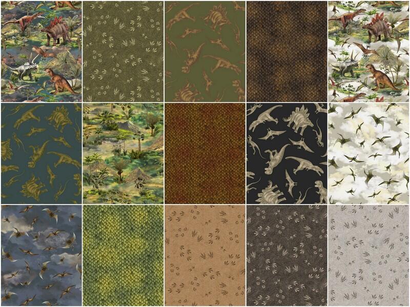 Prehistoric Paradise Fat Quarter Bundle - Image 3