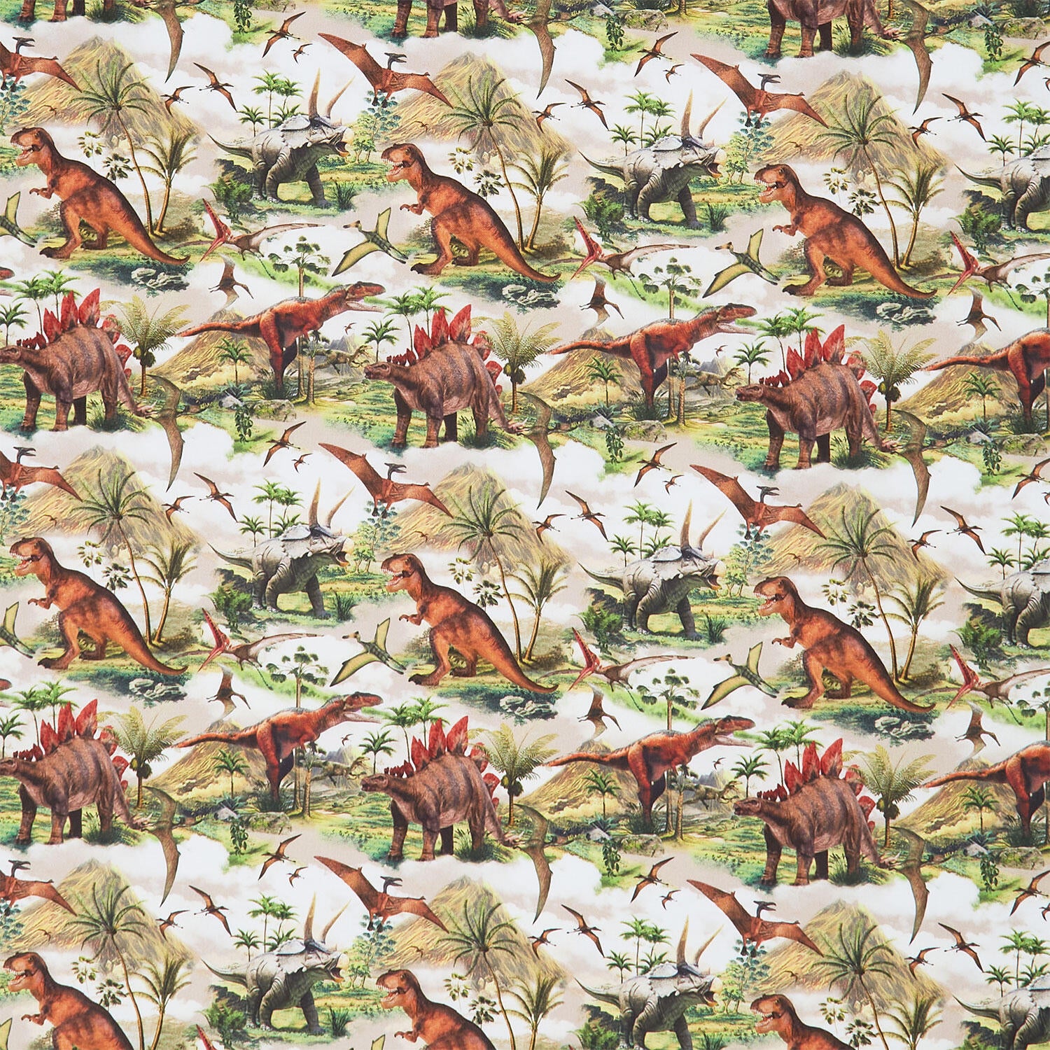 Prehistoric Paradise - Prehistoric Paradise Fog Yardage
