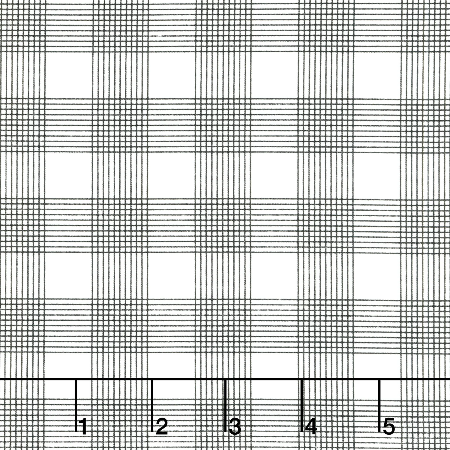 Press On - Pinstripe Plaid Black Yardage